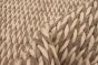 Indian Sienna 4'9" x 8'1" Braided Weave Wool Taupe Rug