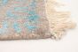 Indian La Seda 3'11" x 5'11" Hand-knotted Silk Rug 