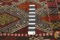 Turkish Yoruk 4'11" x 6'5" Flat-Weave Wool Tapestry Kilim 