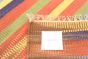 Indian Kalista 4'0" x 6'3" Flat-weave Wool Red Kilim