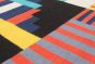 Turkish Bold and Colorful 5'9" x 7'10" Flat-Weave Wool Kilim 