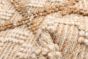 Indian Sienna 5'3" x 7'6" Braided Weave Wool Ivory Rug