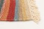 Indian Kalista 6'7" x 9'2" Flat-Weave Wool Kilim 