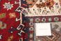 Indian Royal Kazak 4'0" x 5'10" Hand-knotted Wool Dark Red Rug