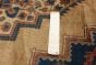 Perisan Style 5'7" x 9'6" Hand-knotted Wool Beige Rug