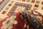 Afghan Finest Gazni 6'8" x 9'3" Hand-knotted Wool Cream Rug