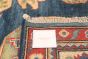 Afghan Finest Gazni 6'4" x 9'0" Hand-knotted Wool Dark Navy Rug