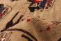 Afghan Rare War 6'7" x 9'2" Hand-knotted Wool Rug 