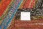 Indian Sari Silk 4'6" x 6'6" Flat-Weave Silk Kilim 