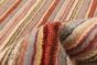 Indian Gabbeh Luribaft 4'0" x 6'0" Hand Loomed Wool Dark Copper Rug