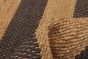 Indian Palas Denizli 5'6" x 7'7" Flat-Weave Jute Kilim 