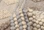 Indian Sienna 5'3" x 7'5" Braided Weave Wool Rug 
