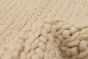 Indian Sienna 4'0" x 5'11" Braided Weave Wool Rug 