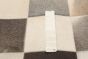 Argentina Cowhide Patchwork 4'7" x 6'6" Handmade Leather Rug 