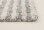 Indian Gabbeh Luribaft 5'4" x 7'4" Hand Loomed Wool Grey Rug
