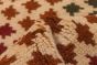Afghan Baluch 6'10" x 9'5" Hand-knotted Wool Beige Rug