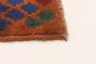 Afghan Baluch 6'3" x 7'9" Hand-knotted Wool Burnt Orange Rug