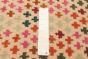 Afghan Baluch 5'10" x 8'1" Hand-knotted Wool Ivory Rug