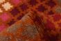 Afghan Baluch 6'6" x 9'9" Hand-knotted Wool Burnt Orange Rug