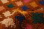Afghan Baluch 5'0" x 6'5" Hand-knotted Wool Burnt Orange Rug