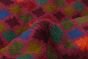 Afghan Baluch 2'8" x 9'6" Hand-knotted Wool Dark Magenta Rug