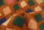 Afghan Baluch 2'7" x 4'5" Hand-knotted Wool Burnt Orange Rug