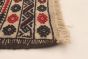 Afghan Shiravan SMK 3'11" x 5'11" Flat-Weave Wool Tapestry Kilim 