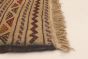 Afghan Shiravan SMK 4'2" x 6'0" Flat-Weave Wool Tapestry Kilim 