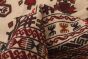 Afghan Shiravan SMK 4'3" x 6'4" Flat-Weave Wool Tapestry Kilim 