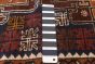 Afghan Teimani 3'2" x 9'1" Hand-knotted Wool Rug 