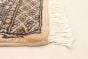 Pakistani Finest Peshawar Bokhara 2'2" x 10'5" Hand-knotted Wool Ivory Rug