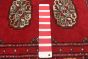 Pakistani Finest Peshawar Bokhara 2'6" x 4'0" Hand-knotted Wool Dark Red Rug