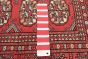 Pakistani Finest Peshawar Bokhara 3'2" x 5'0" Hand-knotted Wool Dark Red Rug