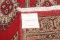 Pakistani Finest Peshawar Bokhara 3'0" x 4'10" Hand-knotted Wool Dark Red Rug