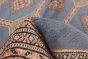 Pakistani Finest Peshawar Bokhara 4'1" x 6'2" Hand-knotted Wool Slate Blue Rug