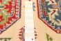 Afghan Finest Ghazni 2'8" x 7'10" Hand-knotted Wool Cream Rug