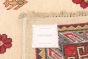 Afghan Finest Gazni 5'11" x 8'9" Hand-knotted Wool Cream Rug