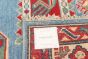 Afghan Finest Gazni 6'1" x 8'11" Hand-knotted Wool Blue Rug
