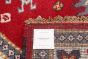 Indian Royal Kazak 4'1" x 5'10" Hand-knotted Wool Rug 