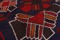 Afghan Baluch 3'2" x 6'5" Hand-knotted Wool Rug 