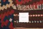 Turkish Konya 5'9" x 10'7" Flat-Weave Wool Kilim 