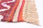 Indian Color Play 5'0" x 8'0" Flat-Weave Cotton Kilim 