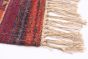 Indian Color Play 8'0" x 10'0" Flat-Weave Cotton Kilim 