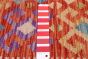 Turkish Bold and Colorful 8'3" x 11'7" Flat-Weave Wool Kilim 