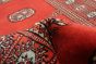 Pakistani Finest Peshawar Bokhara 2'6" x 9'5" Hand-knotted Wool Rug 