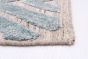 Indian Silk Shadow 5'6" x 8'0" Hand Loomed Silk, Wool Rug 