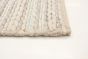 Indian Sienna 5'2" x 8'2" Braided Weave Wool Rug 