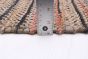 Indian Palas Denizli 5'1" x 7'11" Flat-Weave Hemp, Jute, Leather Dhurrie 