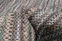Indian Palas Denizli 5'0" x 8'0" Flat-Weave Hemp, Jute, Leather Dhurrie 