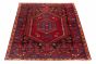 Persian Style 4'3" x 5'9" Hand-knotted Wool Rug 